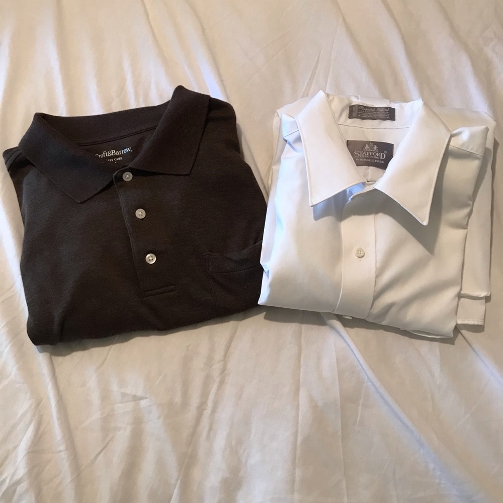 Bundle: two long sleeve shirts